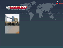 Tablet Screenshot of morillonsystems.com